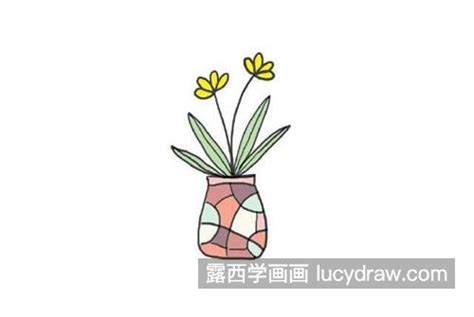 花瓶画画|精美的花瓶简笔画绘制教程 好看的美好花瓶怎么画好看